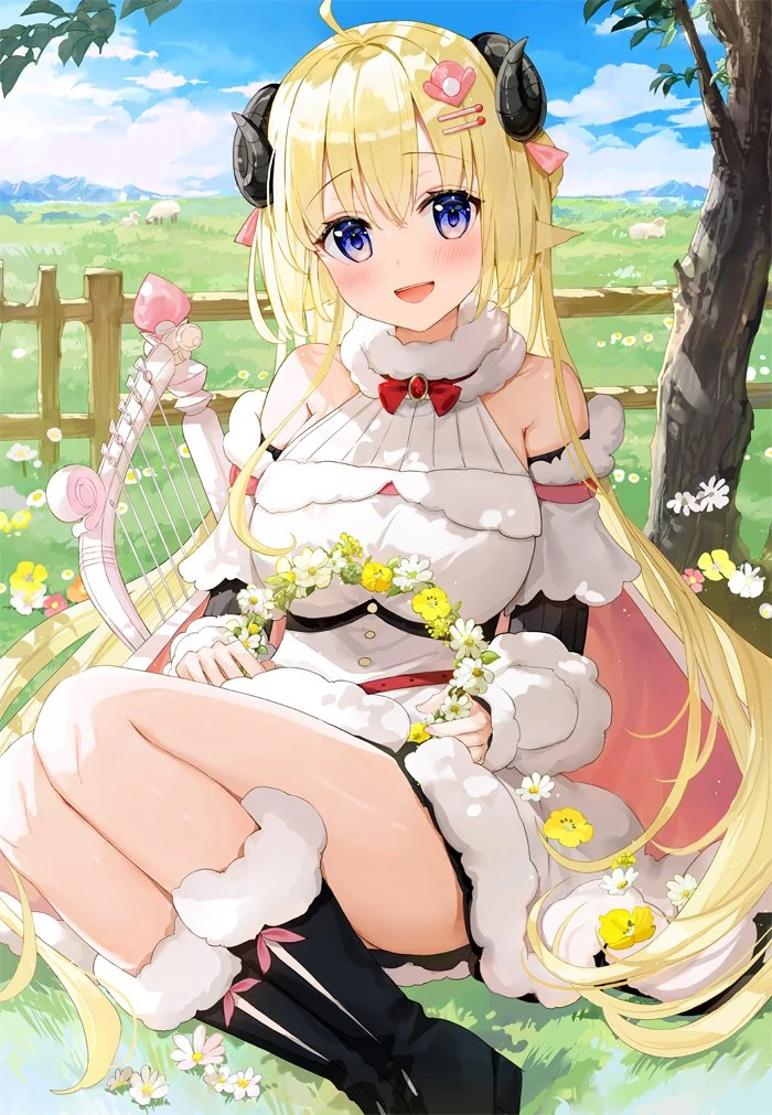 Tsunomaki Art Fanbook Cover Illustration<br>by Fu-mi