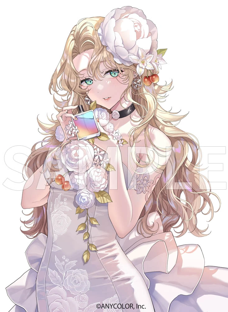 NIJISANJI EN x K Luxury Fragrances Illustration by Okuma Mai