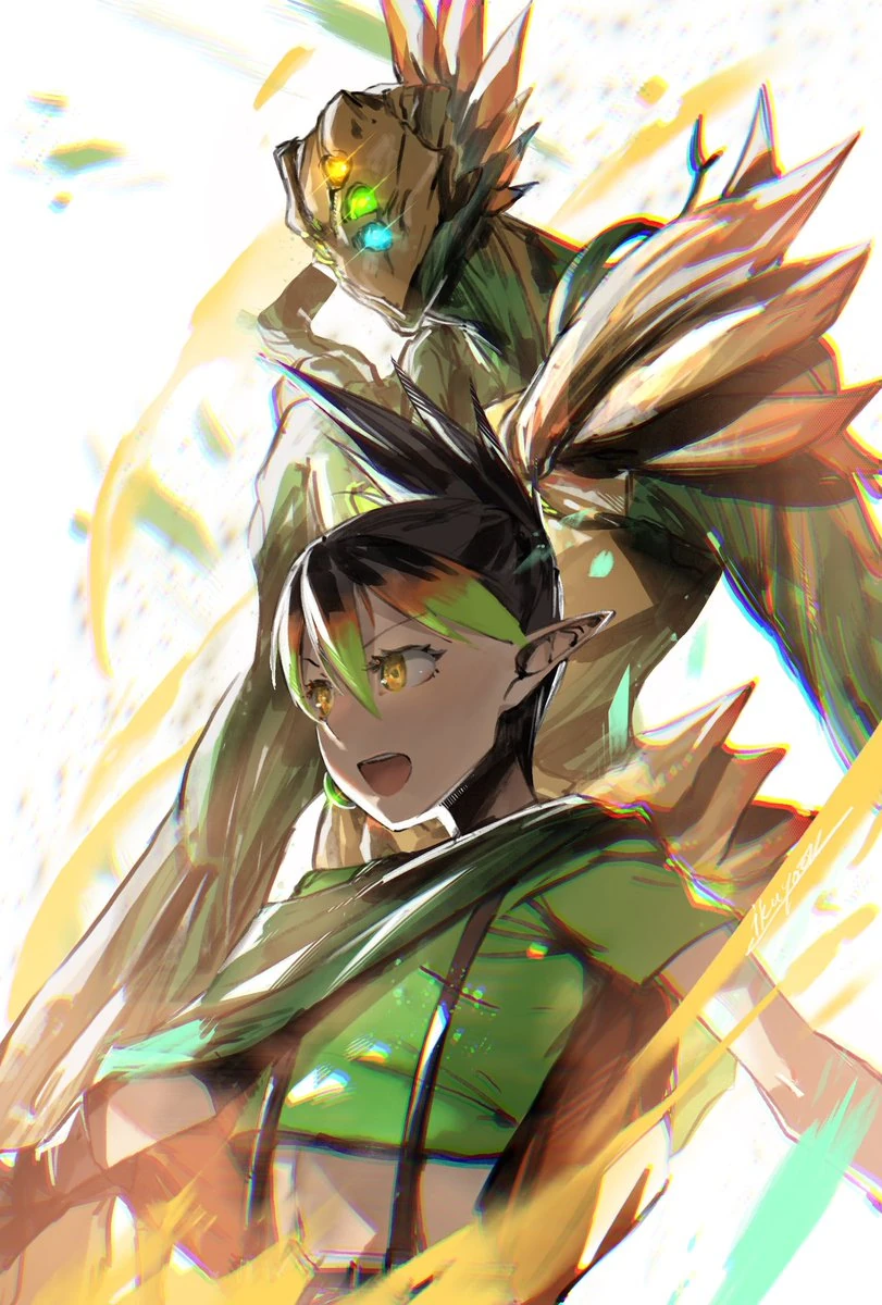 Young and Spirit Form Illustration<br>by ikuyoan