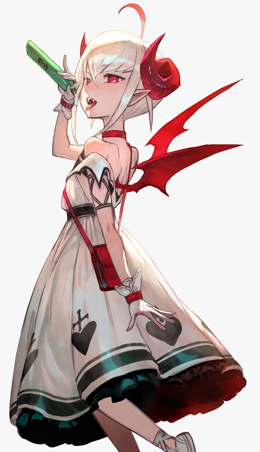 by lack