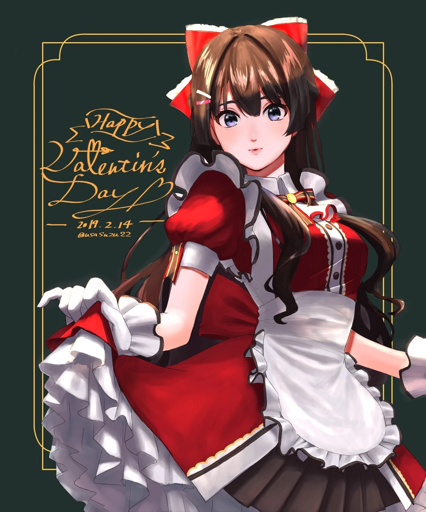 Valentine's Day 2019 Illustration<br>by usasuzu