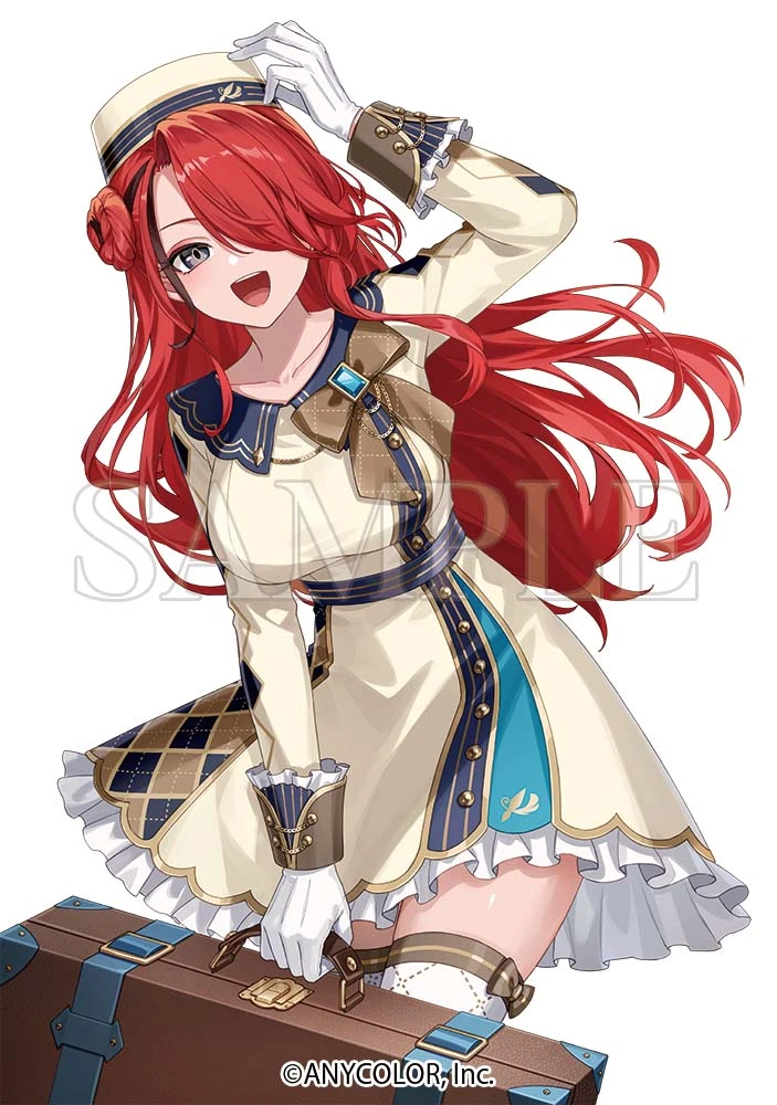 NIJISANJI x Bandai Wafers Card Illustration by amaichi esora