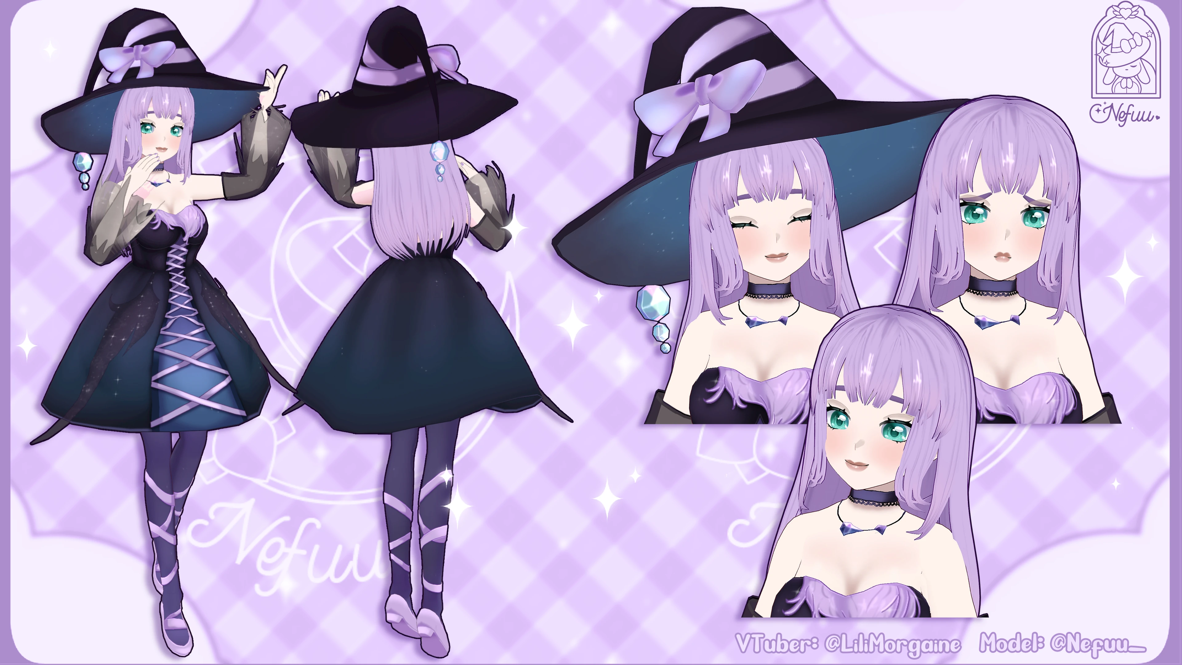 Lili Morgaine 1.0 3D Model by nefuu
