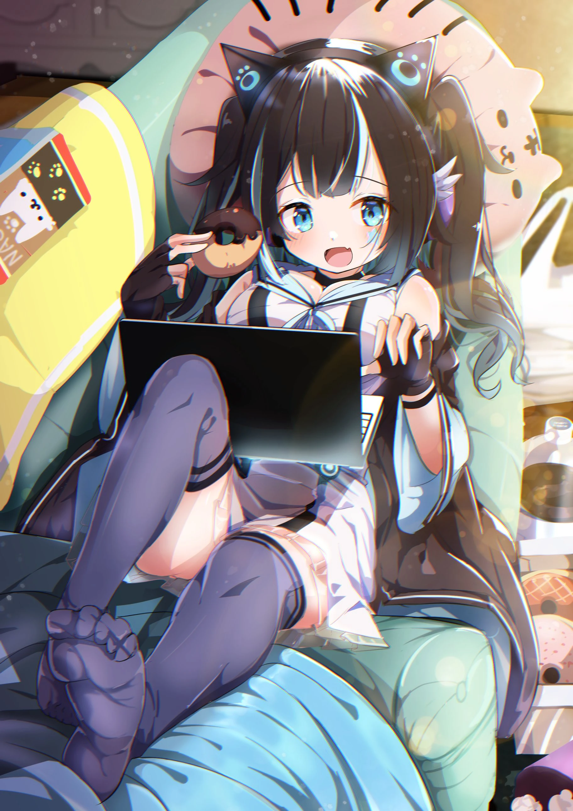 Cyan art by @siro90414