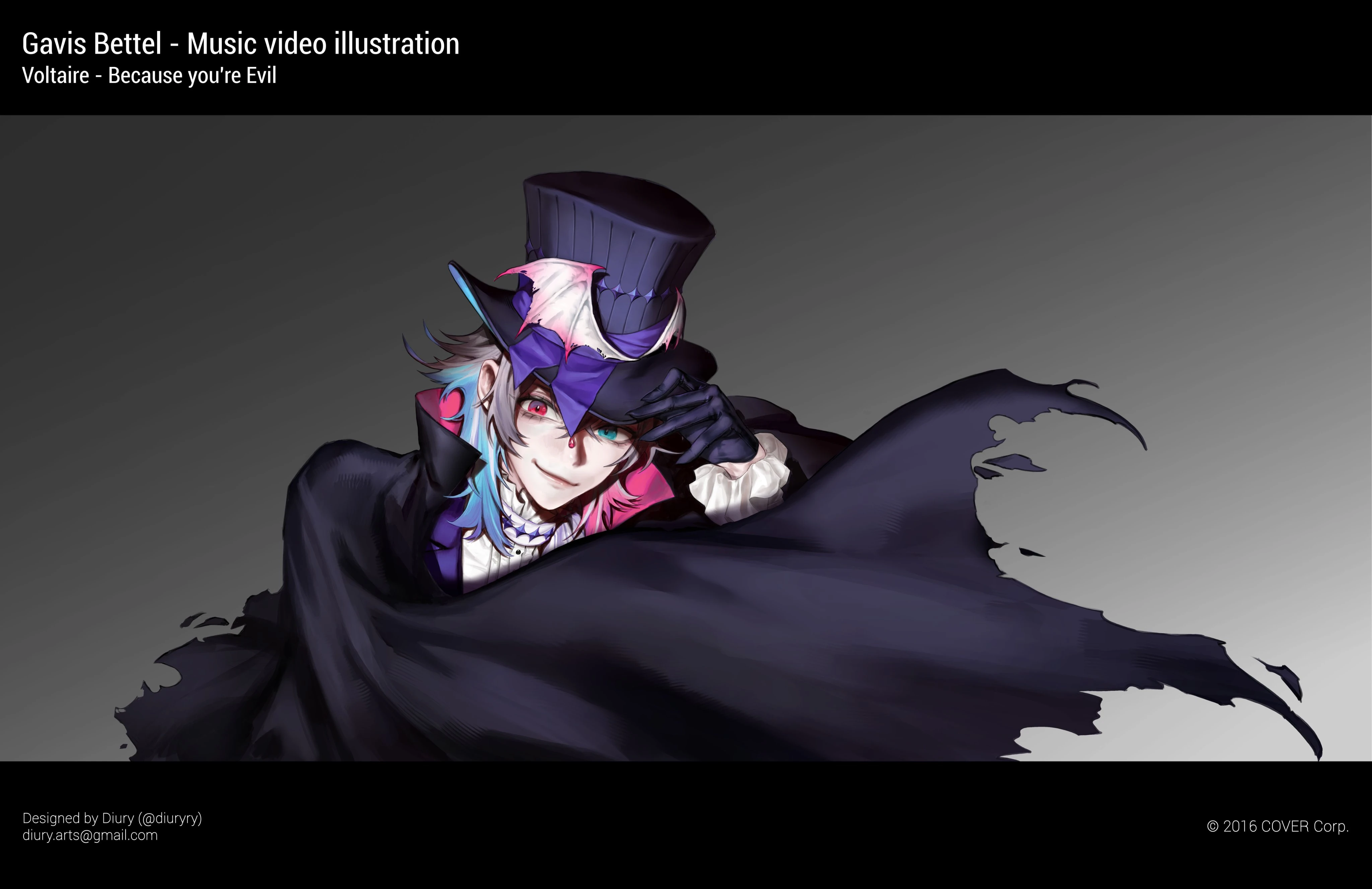 When You're Evil Illustration<br>by Diury