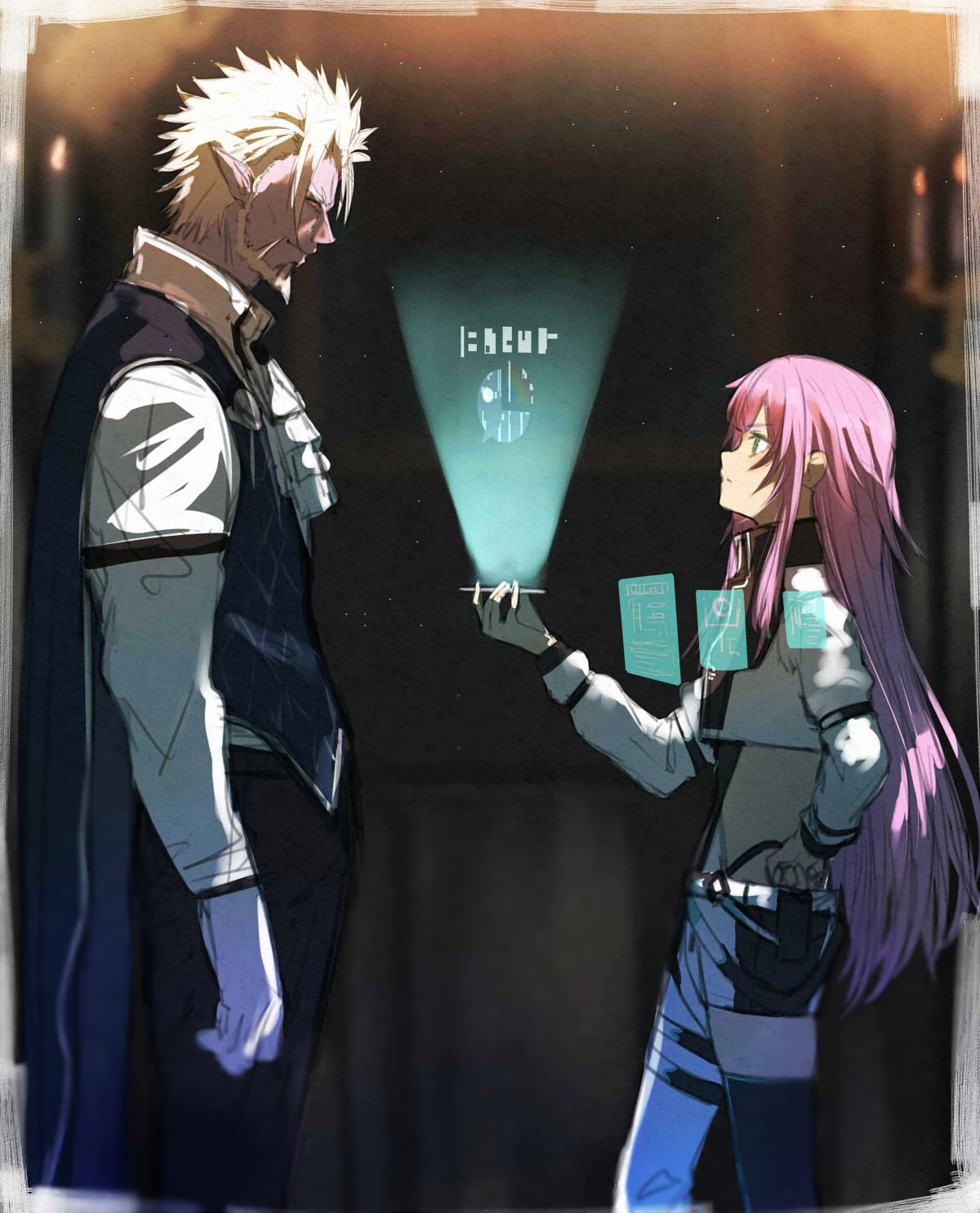 Gilzaren III and Yuhi Riri by Issiki