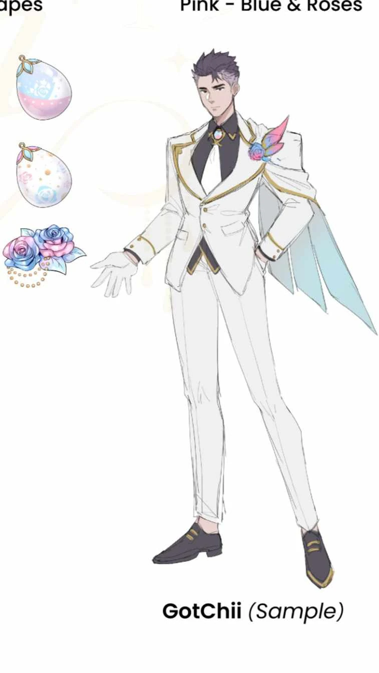 Gotchii Gala design sheet