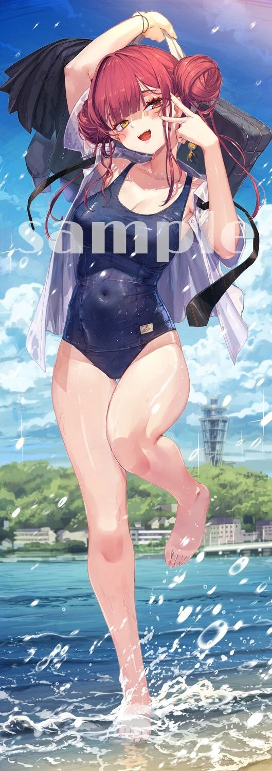 Comiket 102 Marine School Swimsuit Tapestry<br>by Akasa Ai