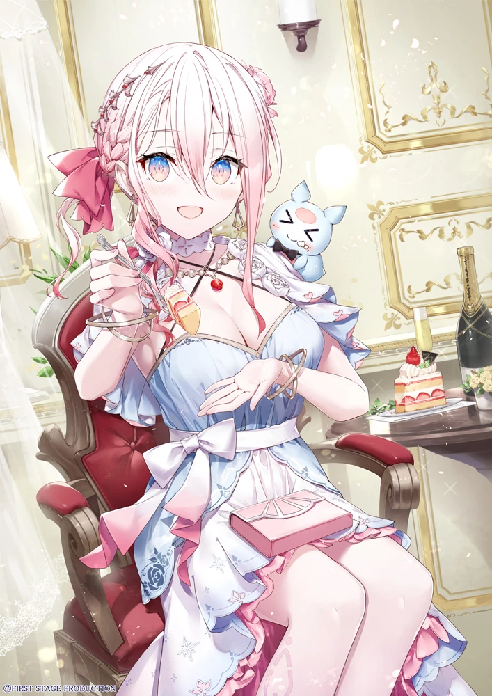 Ryugahama Yue 2024 Birthday Merch Illustration by Gabiran