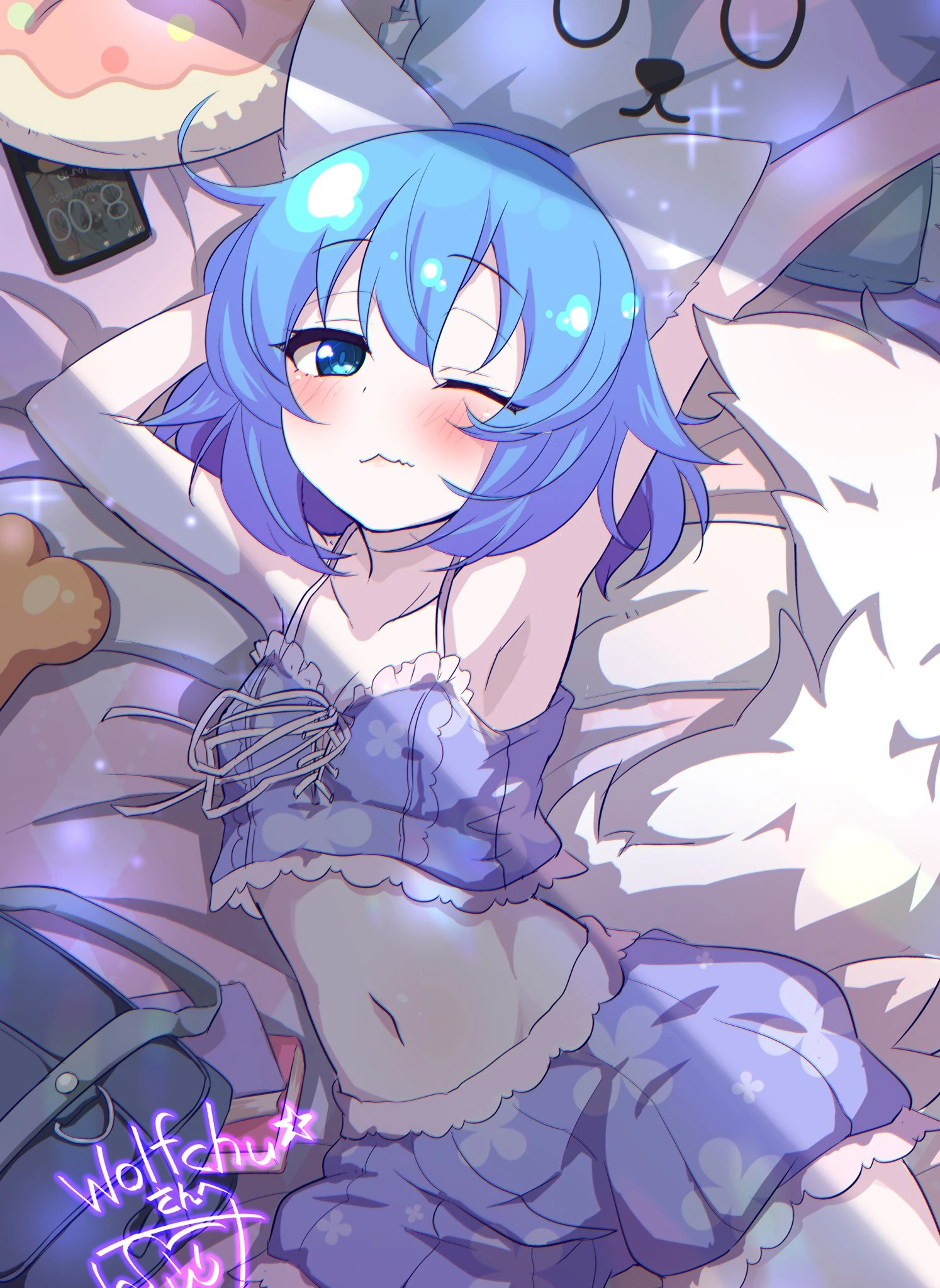 Sleepy Wolfychu by Sw_taco