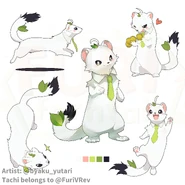 Tachi Reference Sheet by @byaku_yutari