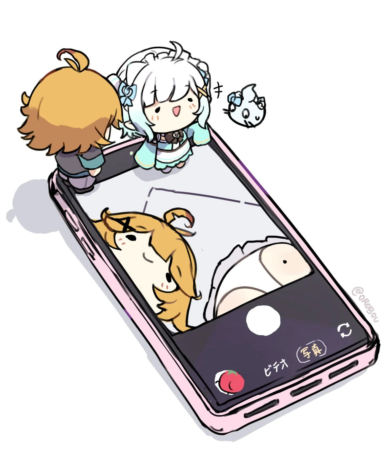 Dokibird and Mint Fantôme