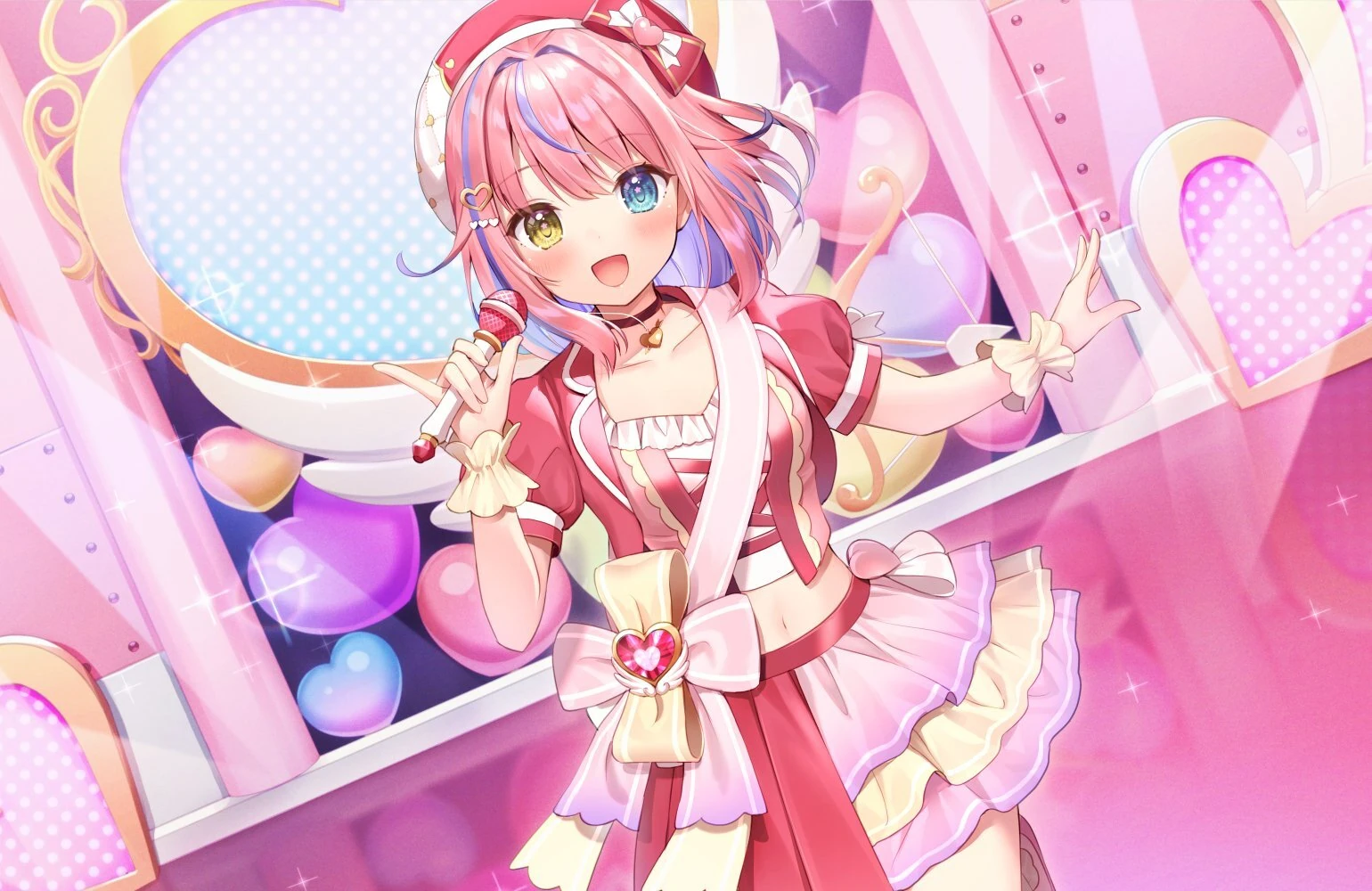 ♡Momoiro Kataomoi♡ Illustration<br>by Momoshiki