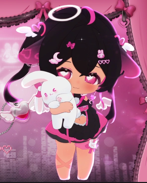 Lewnabun executing a flawless duo model pose with star of the stream Big Bao