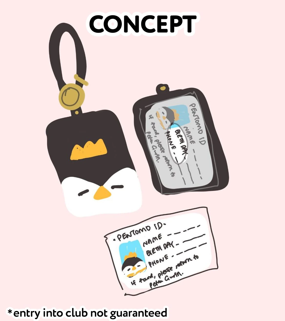 Pentomo pass case concept