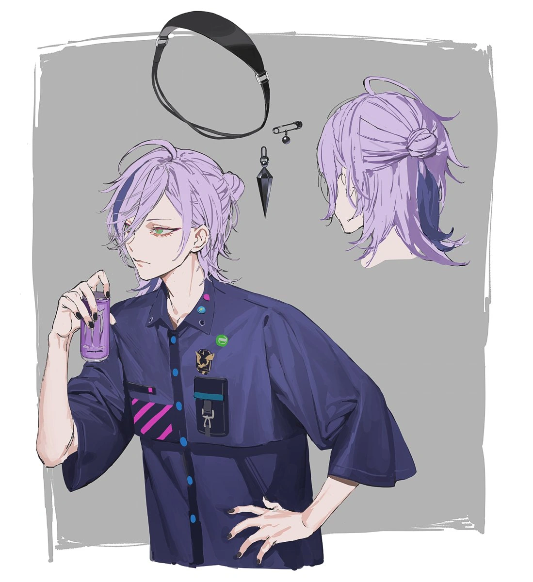 3SKM Outfit Hair Reference Sheet