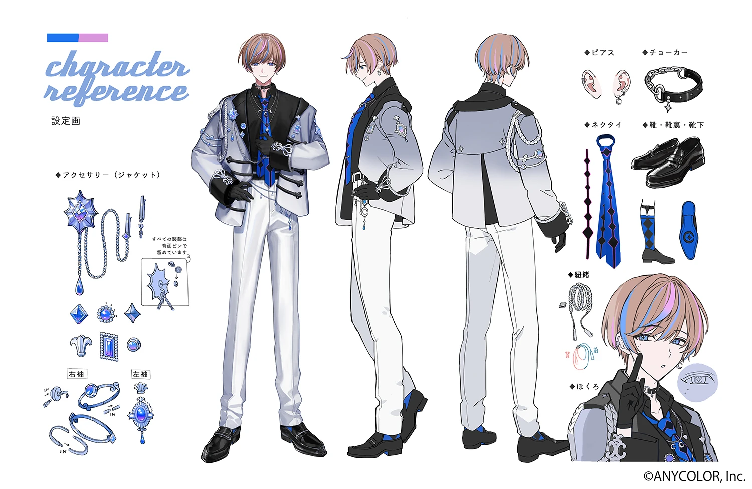 Reference Sheet (With Jacket)