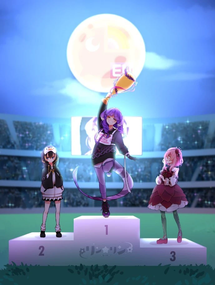 Selen Tatsuki Lore Video Illustration<br>by Lin