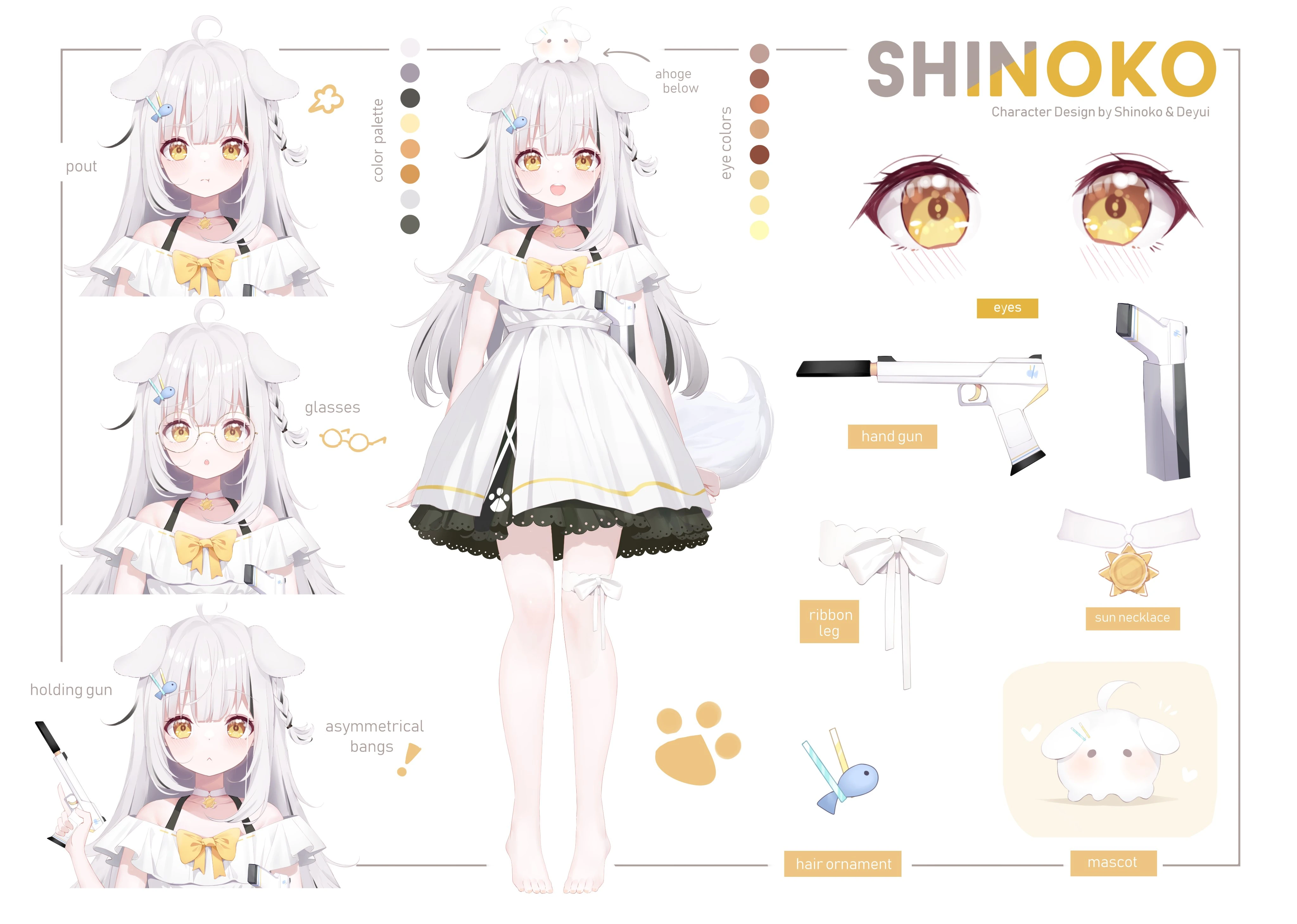 Shinoko 2.0 Debut Reference Sheet