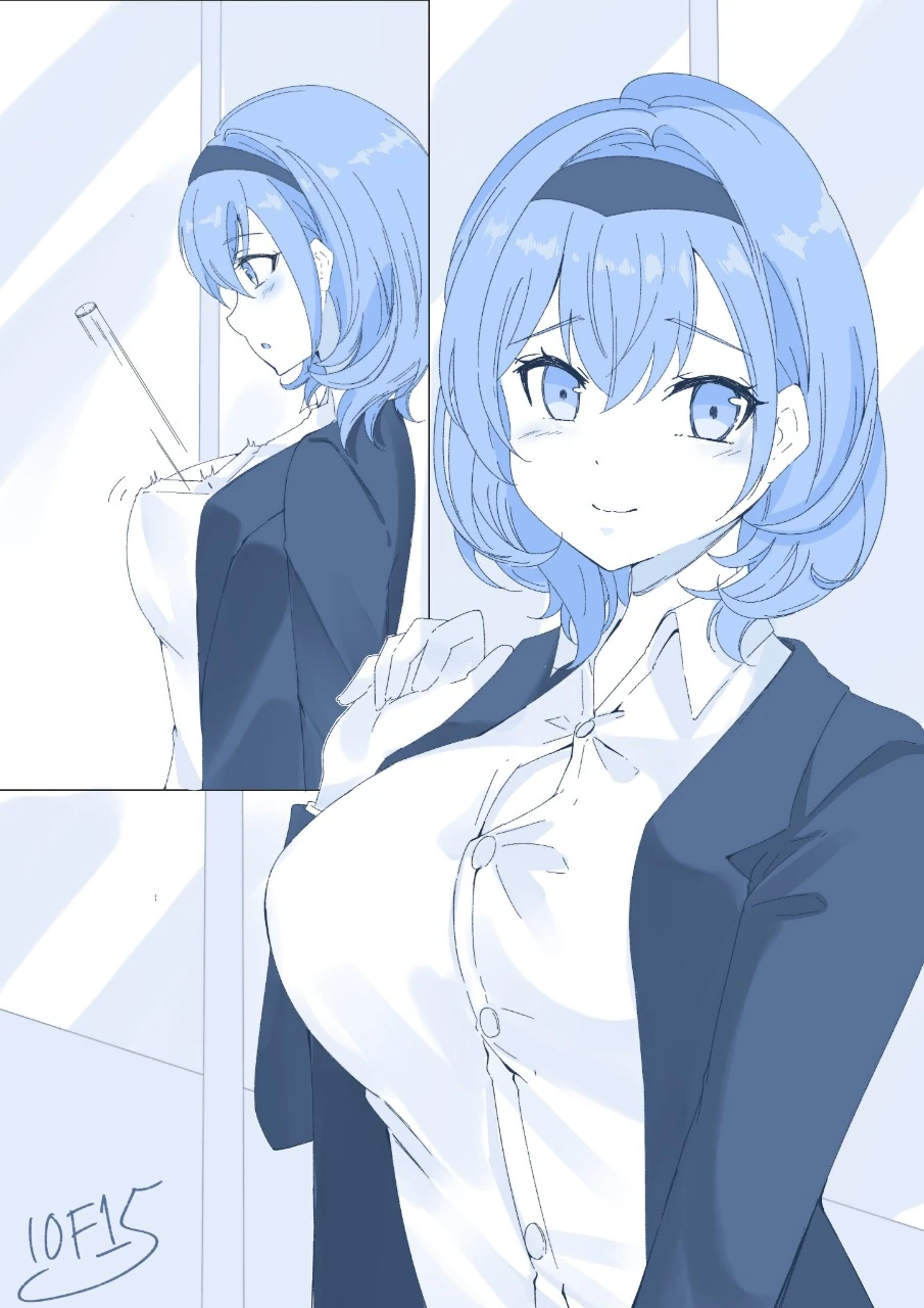 Shirogane Noel as Ai-chan from Tawawa on Monday<br> by Airani Iofifteen