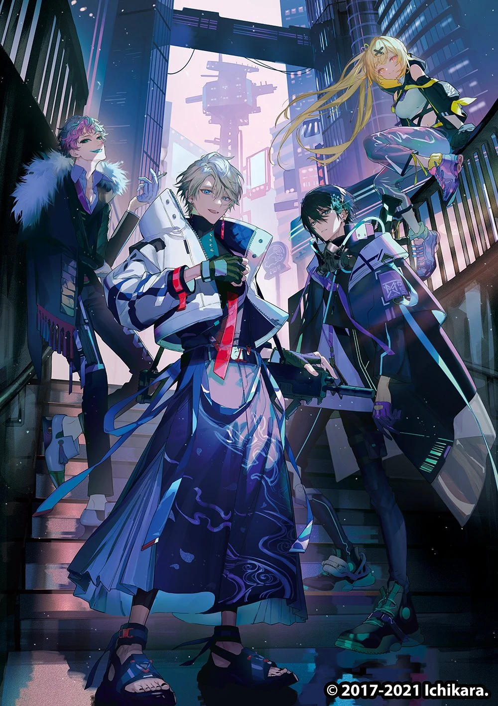 NIJISANJI Voice Drama "Singularity Oratorio" Illustration by Lowro