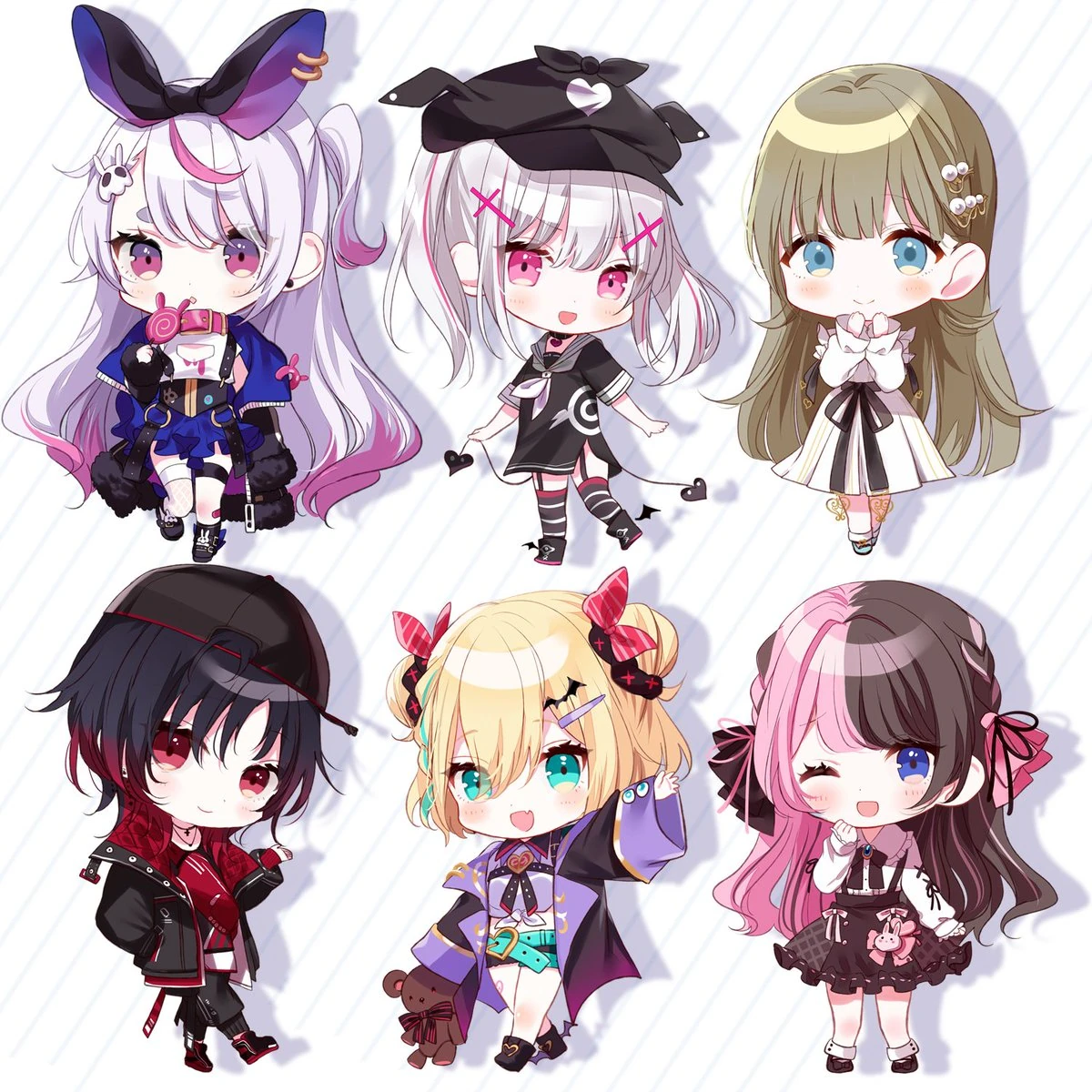 VSPO SD Illustrations by [https://x.com/z3_cut/status/1320299722007965696 Misumi]