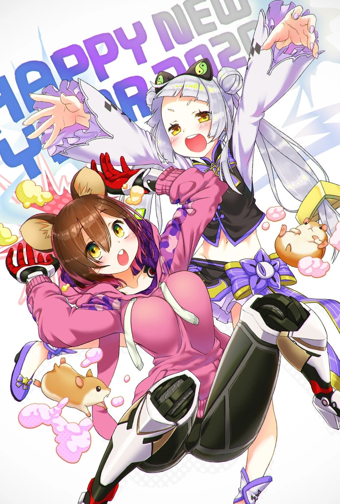 Happy New Year 2020 Illustration<br>by kuromaru9