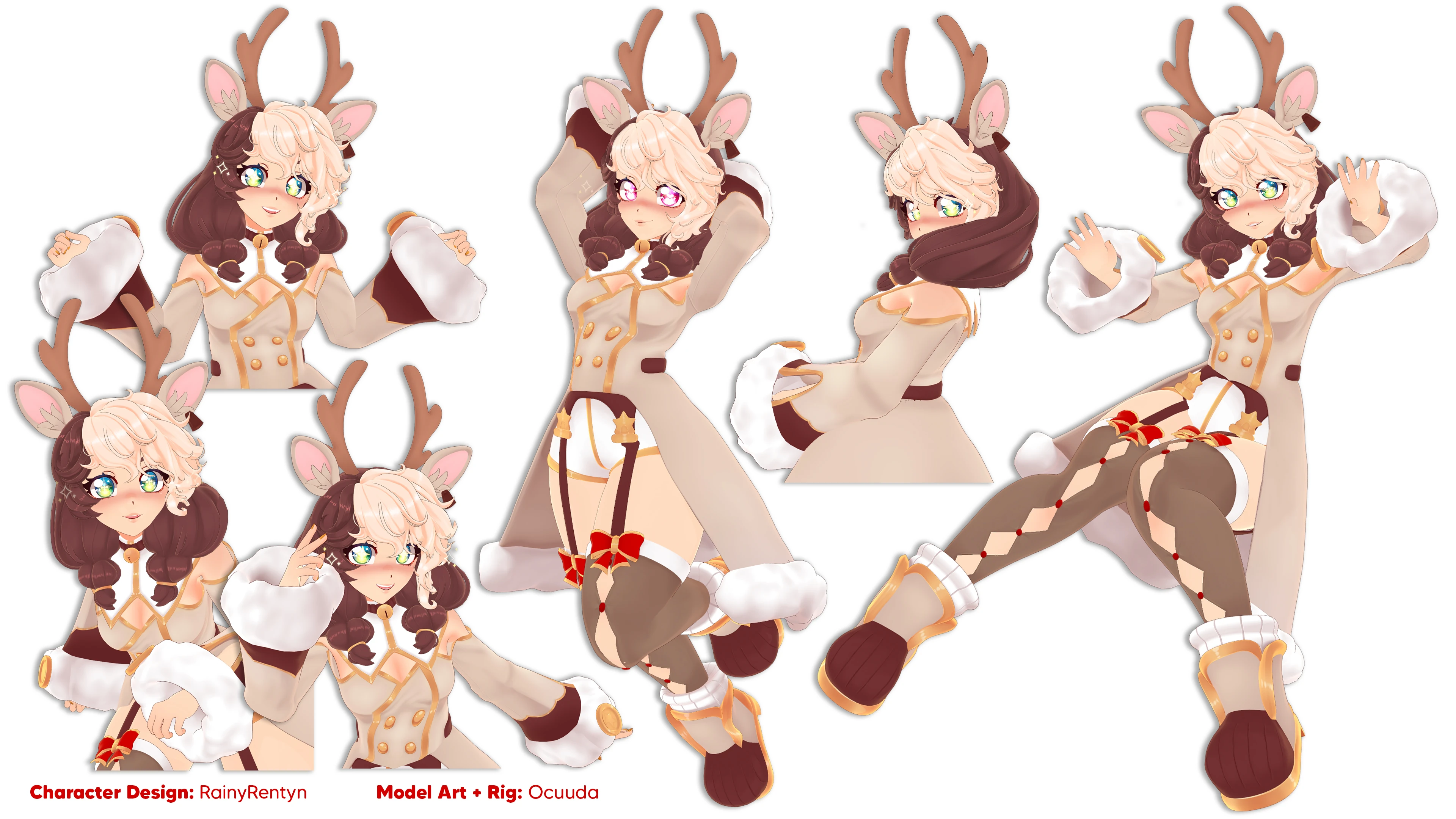Christmas 3D<br>Model + Rig by Ocuuda