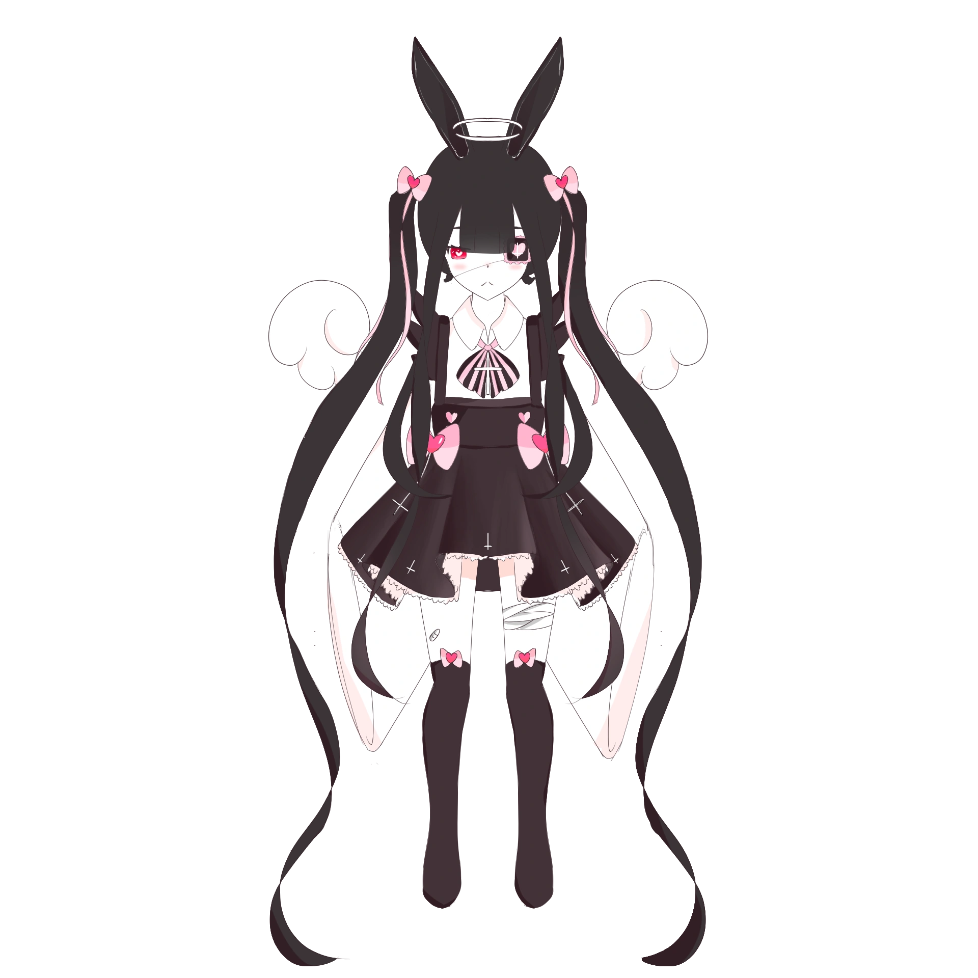 Angel bunny form without cardigan
