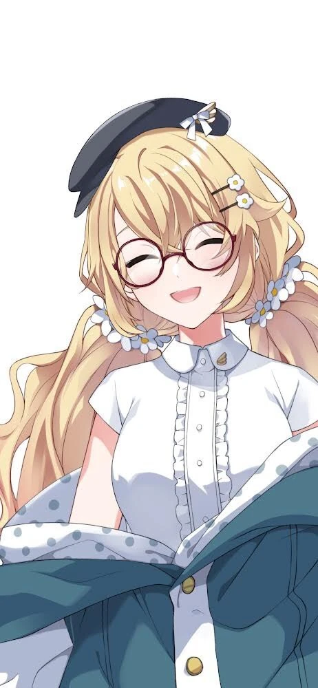 Loungewear Without Hoodie and With Beret and Glasses