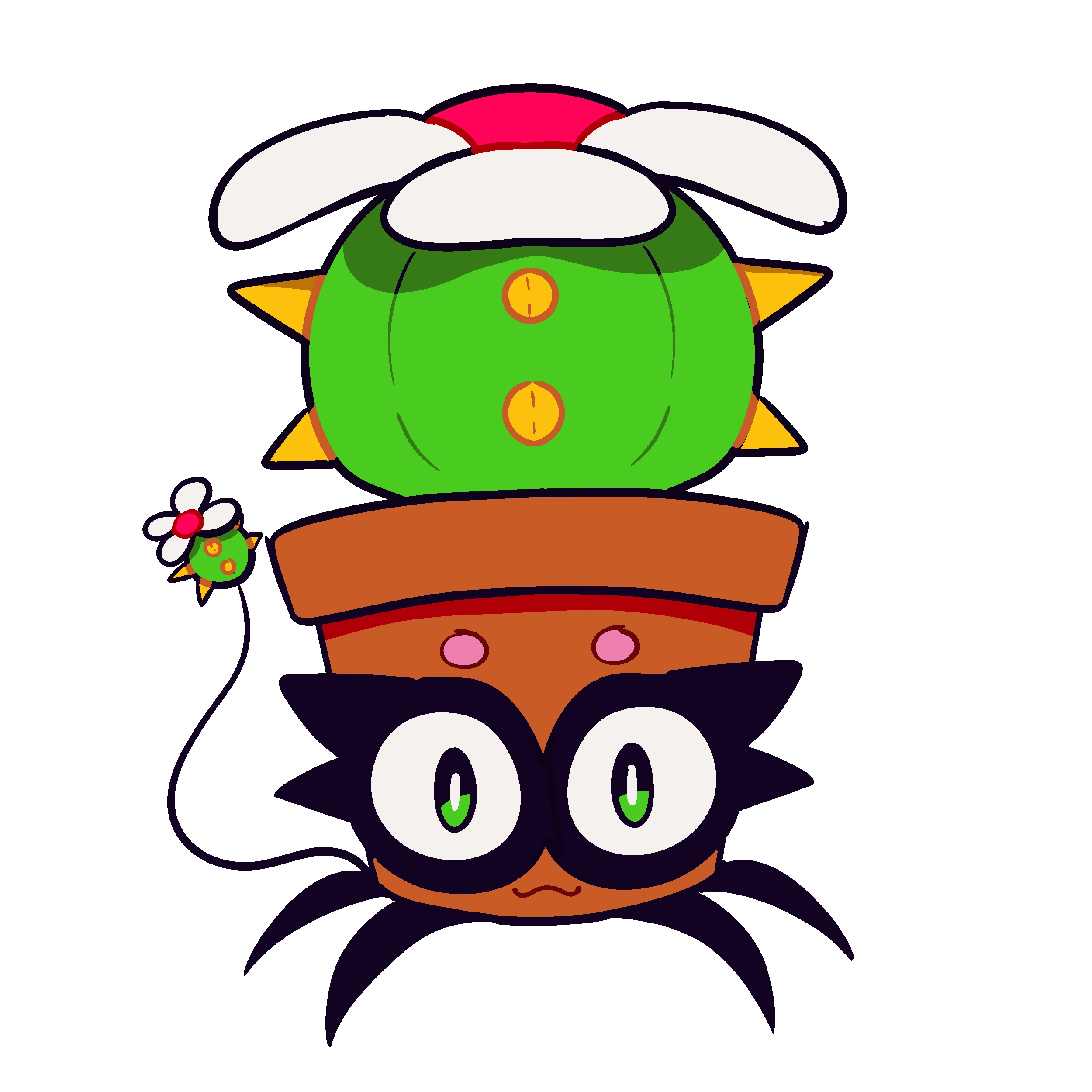 Baby Mado (made by herself for her April Fool's stream).