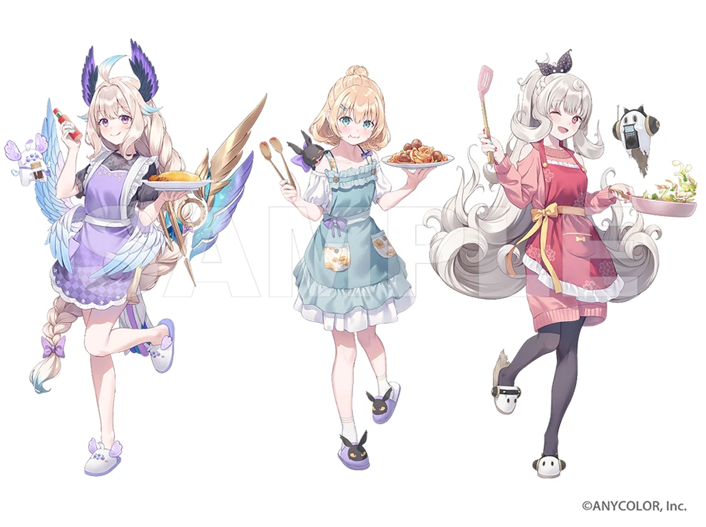 NIJISANJI EN Ethyria Cooking bon appétit! Illustration<br>by Yukijima Momo