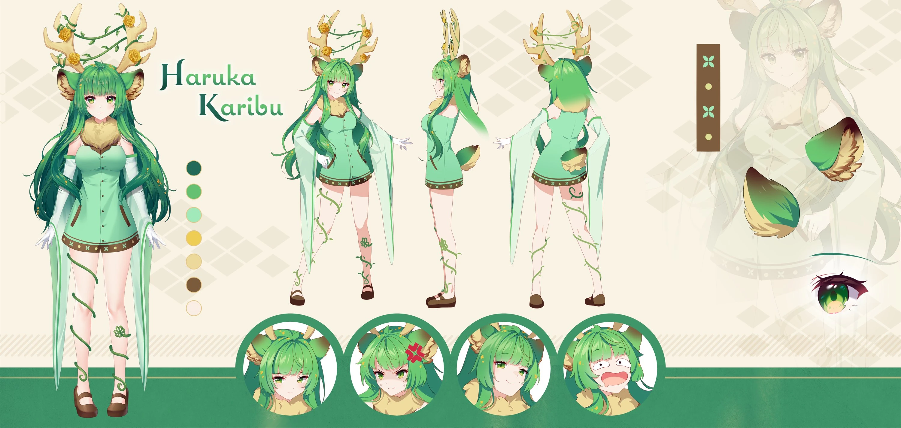 Haruka's Full Reference Sheet by rimuu