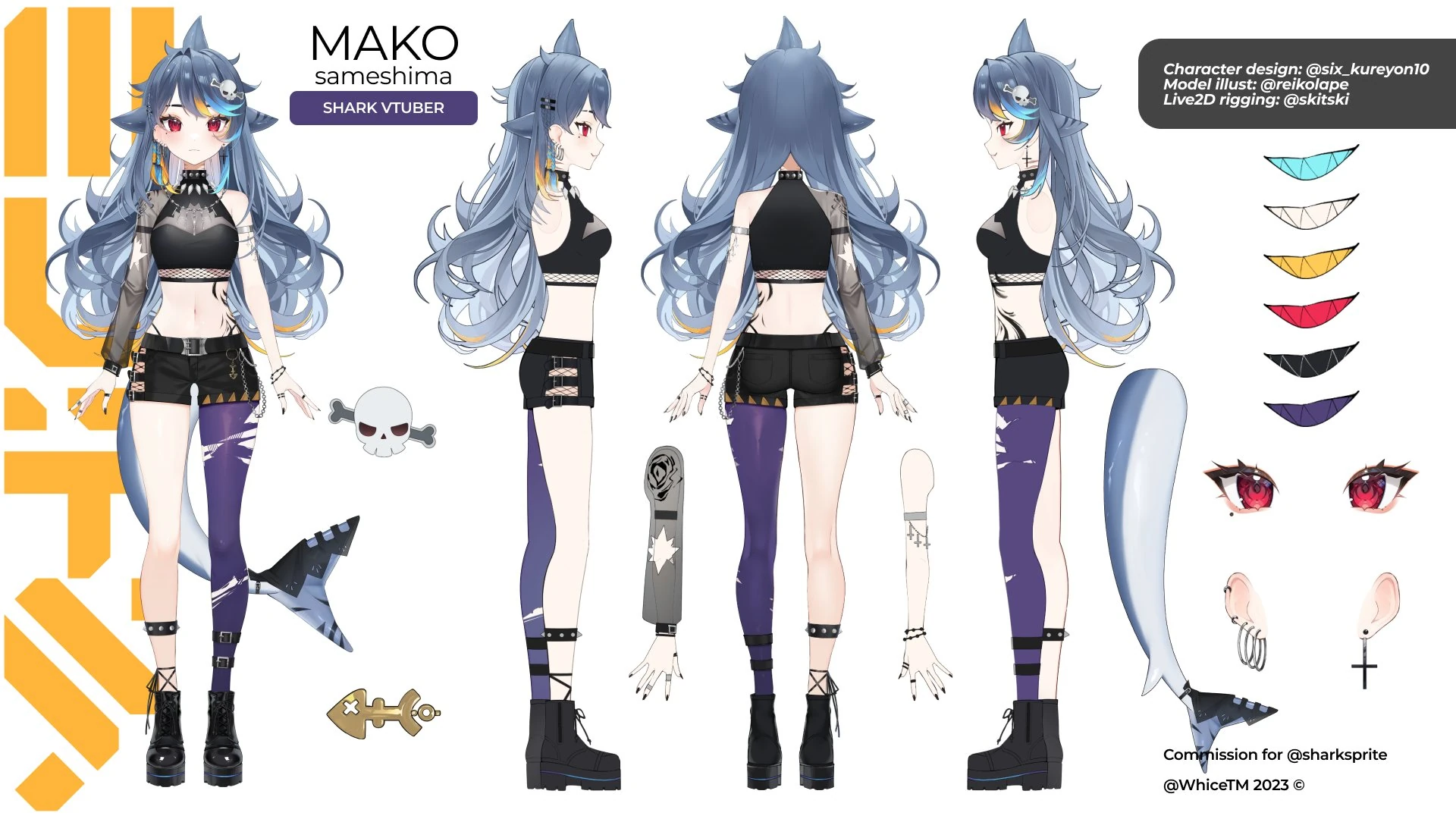 Reference sheet<br>by Whice studio & reikolape