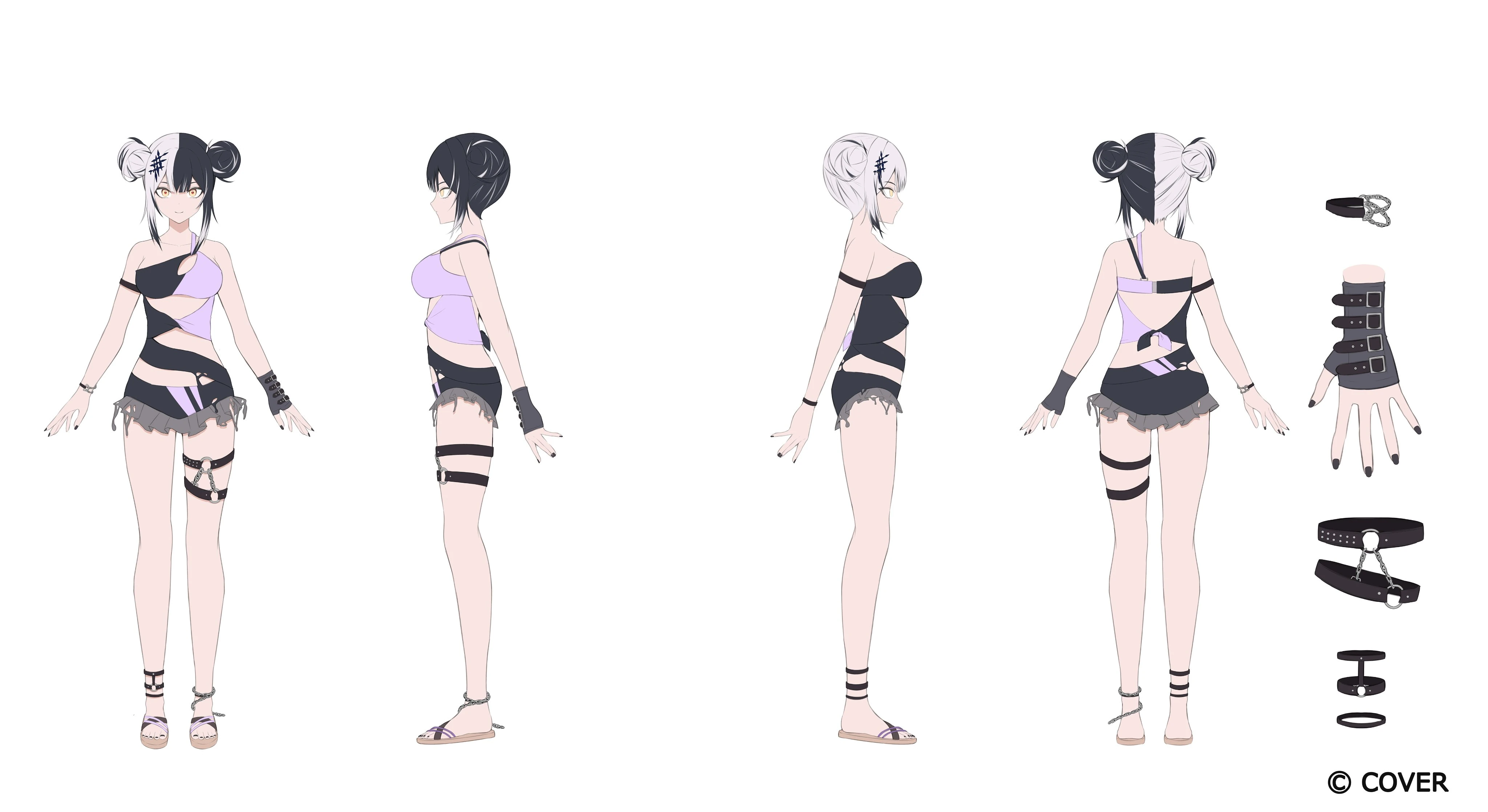 holonatsu Paradise Costume Reference Sheet