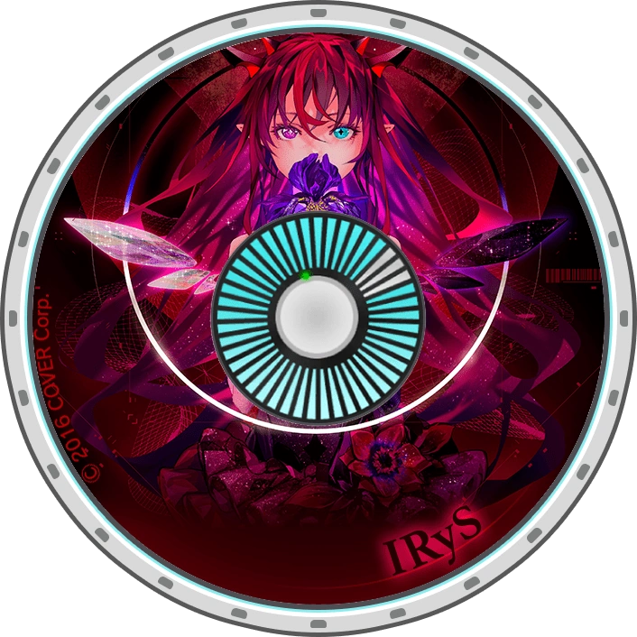 D4DJ Groovy Mix Collaboration Item - Disc Skin of IRyS (ver. Caesura of Despair) from official retweet milestone challenge