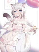 Birthday Present Art by @srn_111