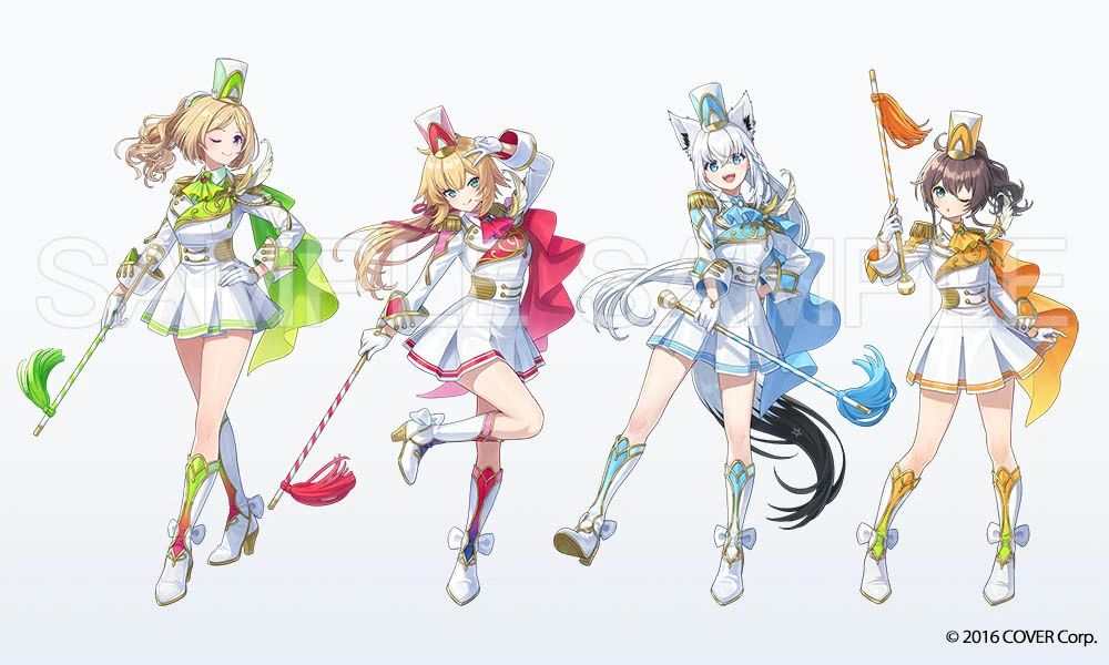 hololive 1st Generation 7th Anniversary Merch by Otton