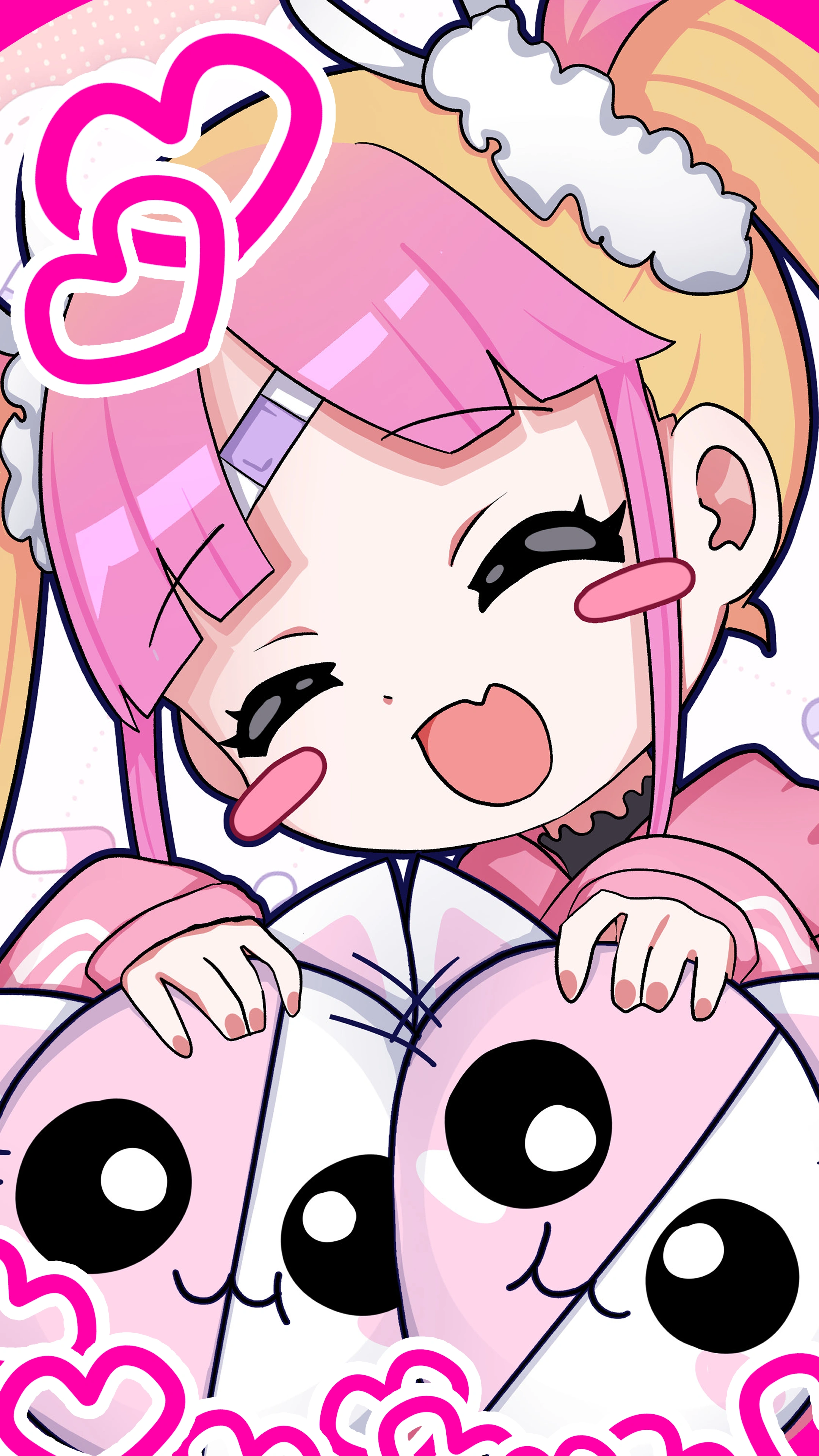kyOresu Kyopi love Phone wallpaper
