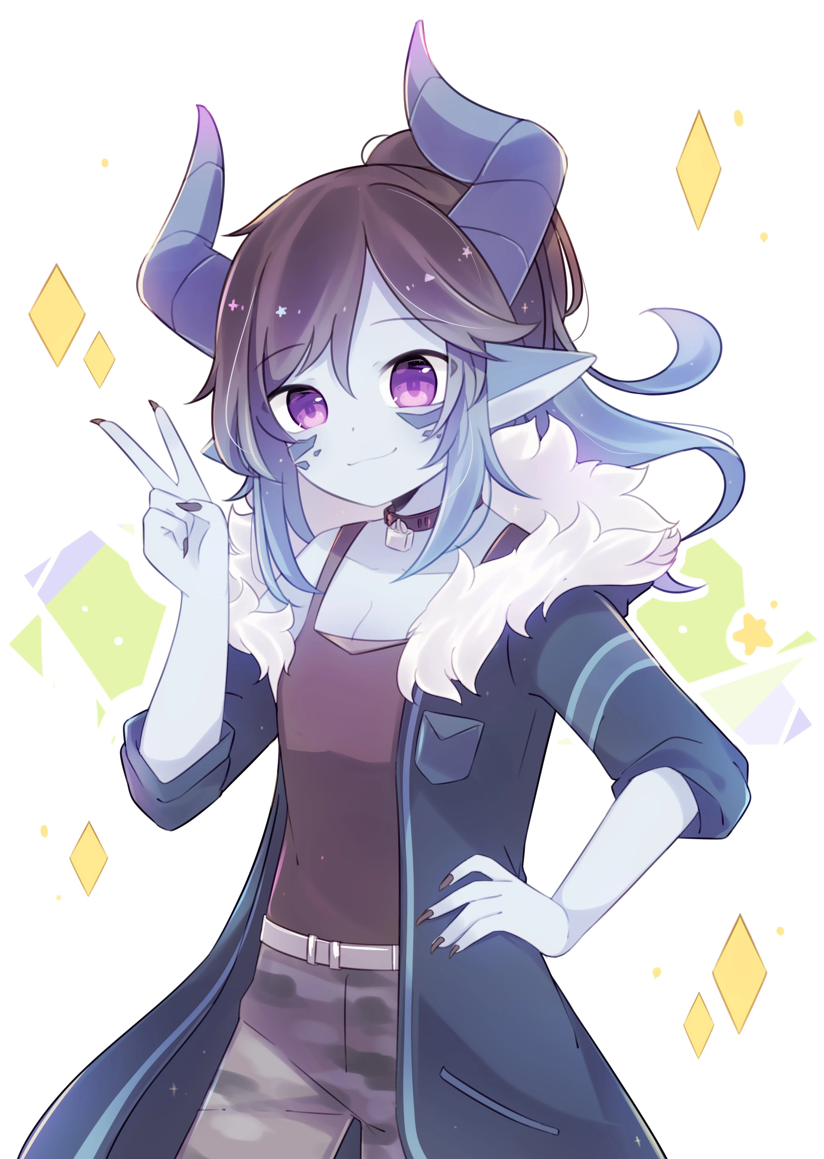 RipSkip posing<br>(by ellᶘ・ᴥ・ᶅ)