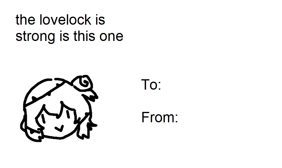 Rosemi Lovelock's Valentine's Day card