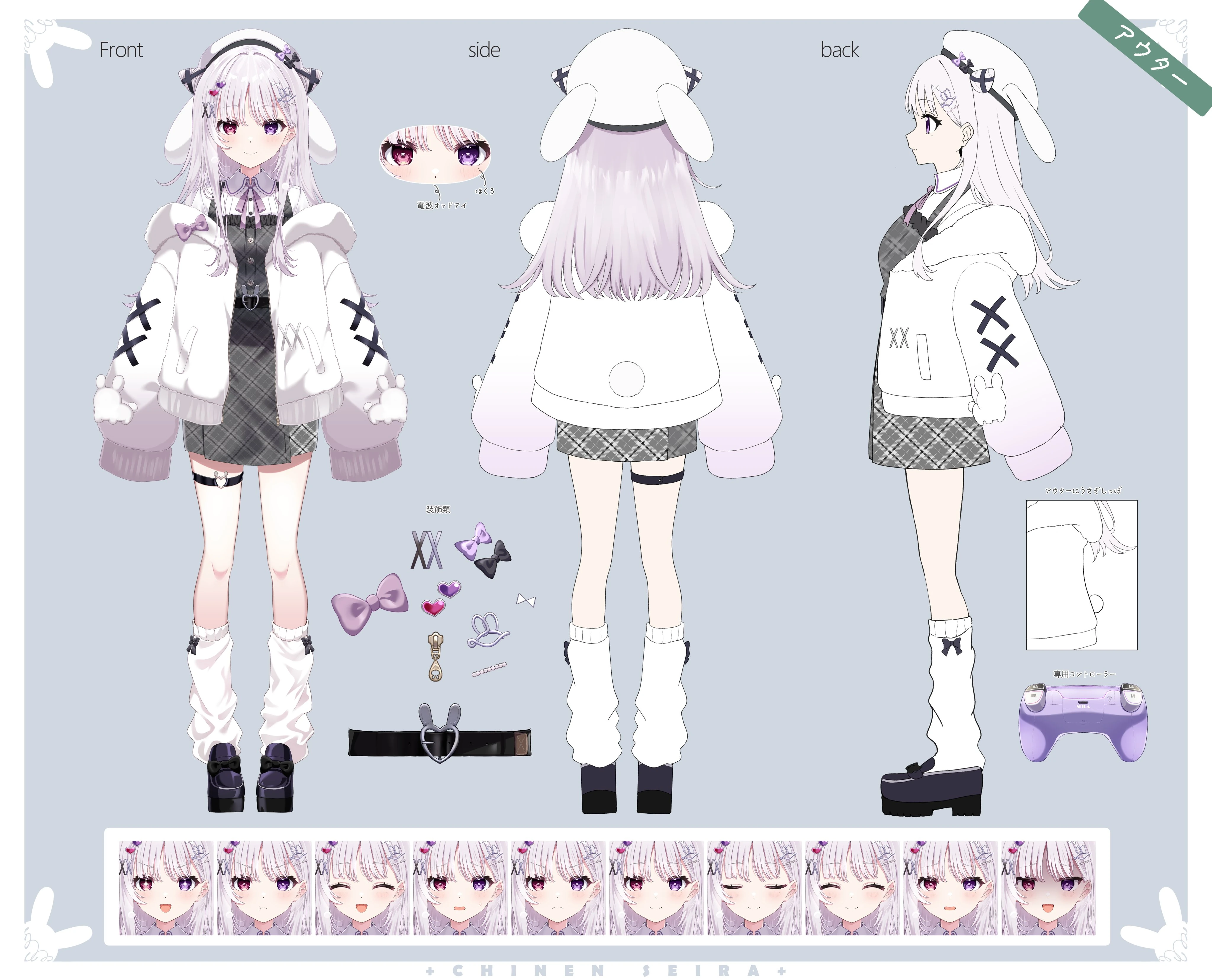 Reference Sheet With Coat
