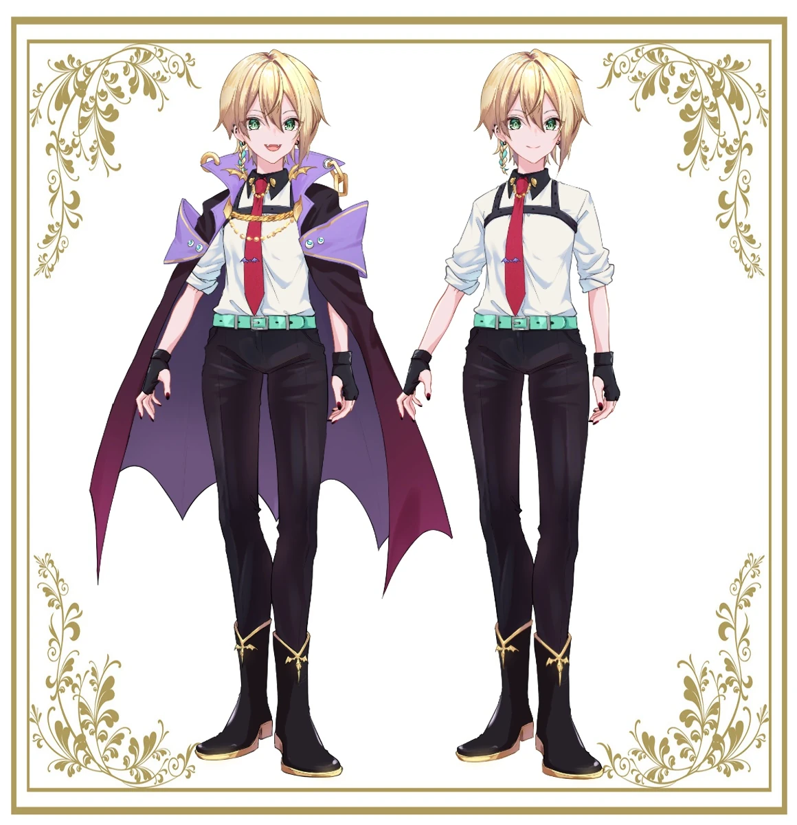 Noah-kun Genderbend Illustration<br>by [https://twitter.com/n0ah_kurumi/status/1332608533871751169 amopui]