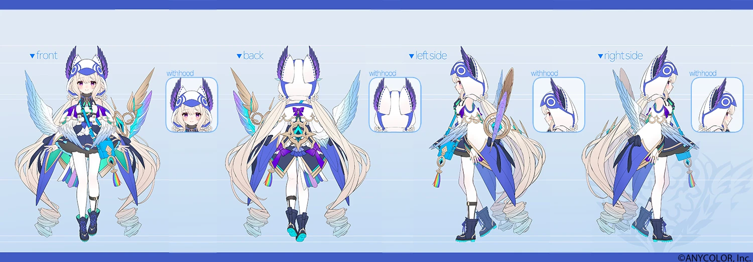 Reference Sheet 2 (Hood On)