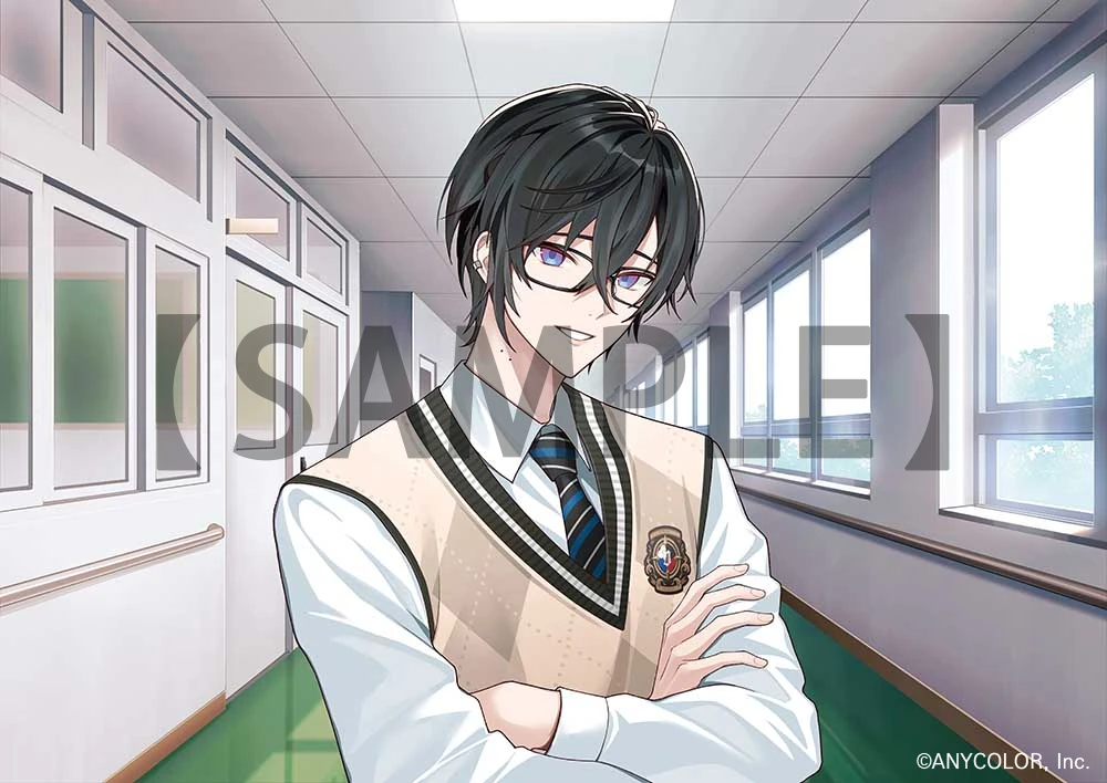 Gakuen VOLTACTION Hallway Background Illustration<br>by WAGO