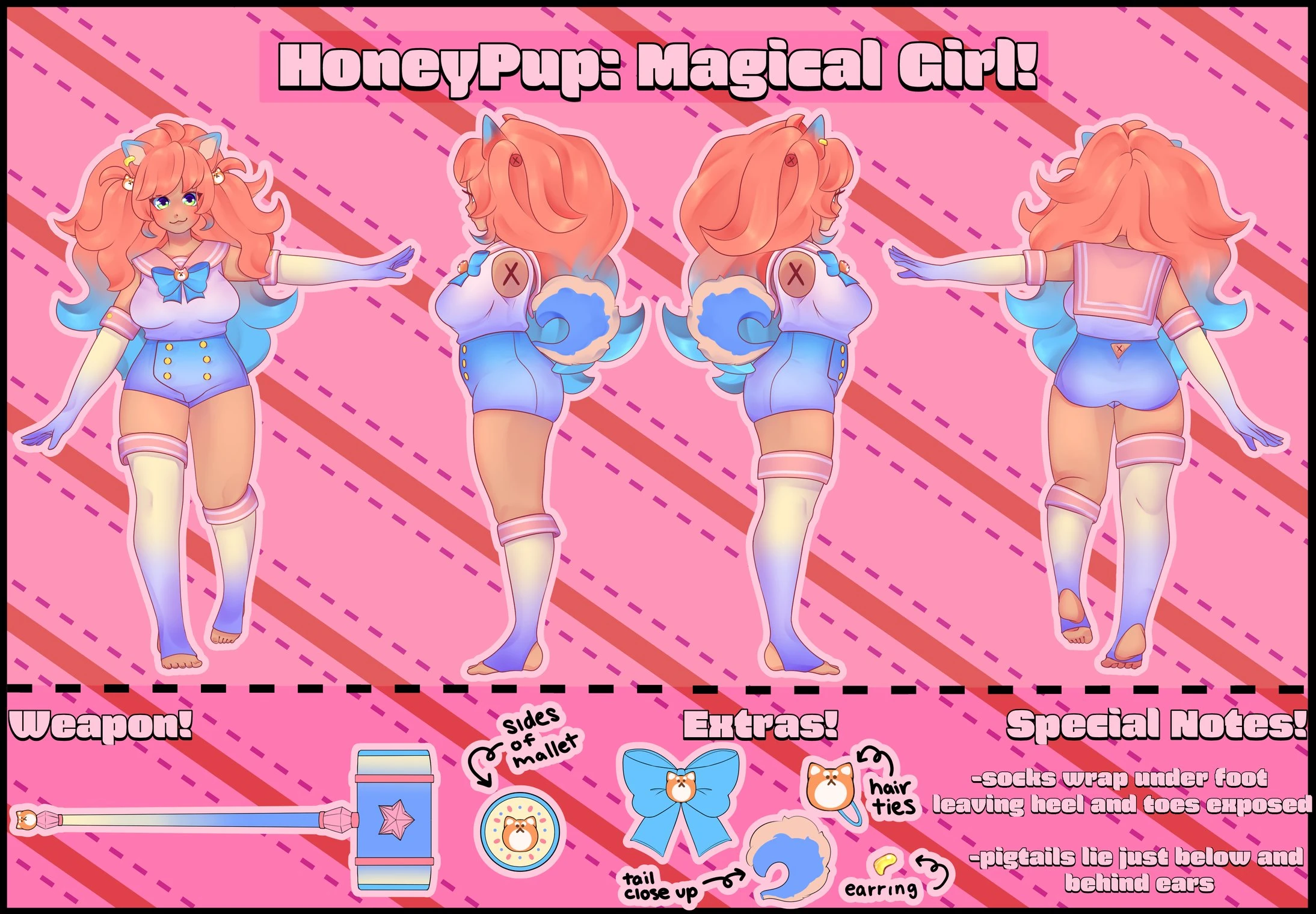 Honey's Magical Girl Reference Sheet