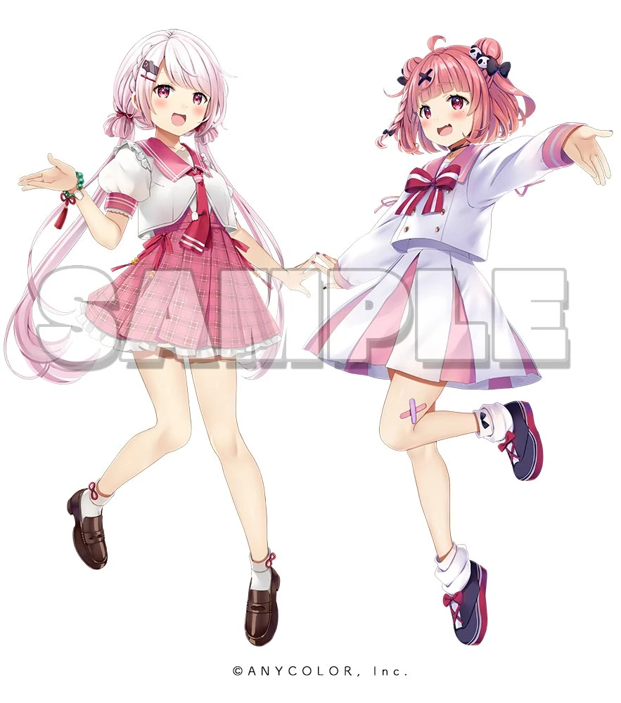 SakuYui 4th Anniversary Goods Illustration by Erisize