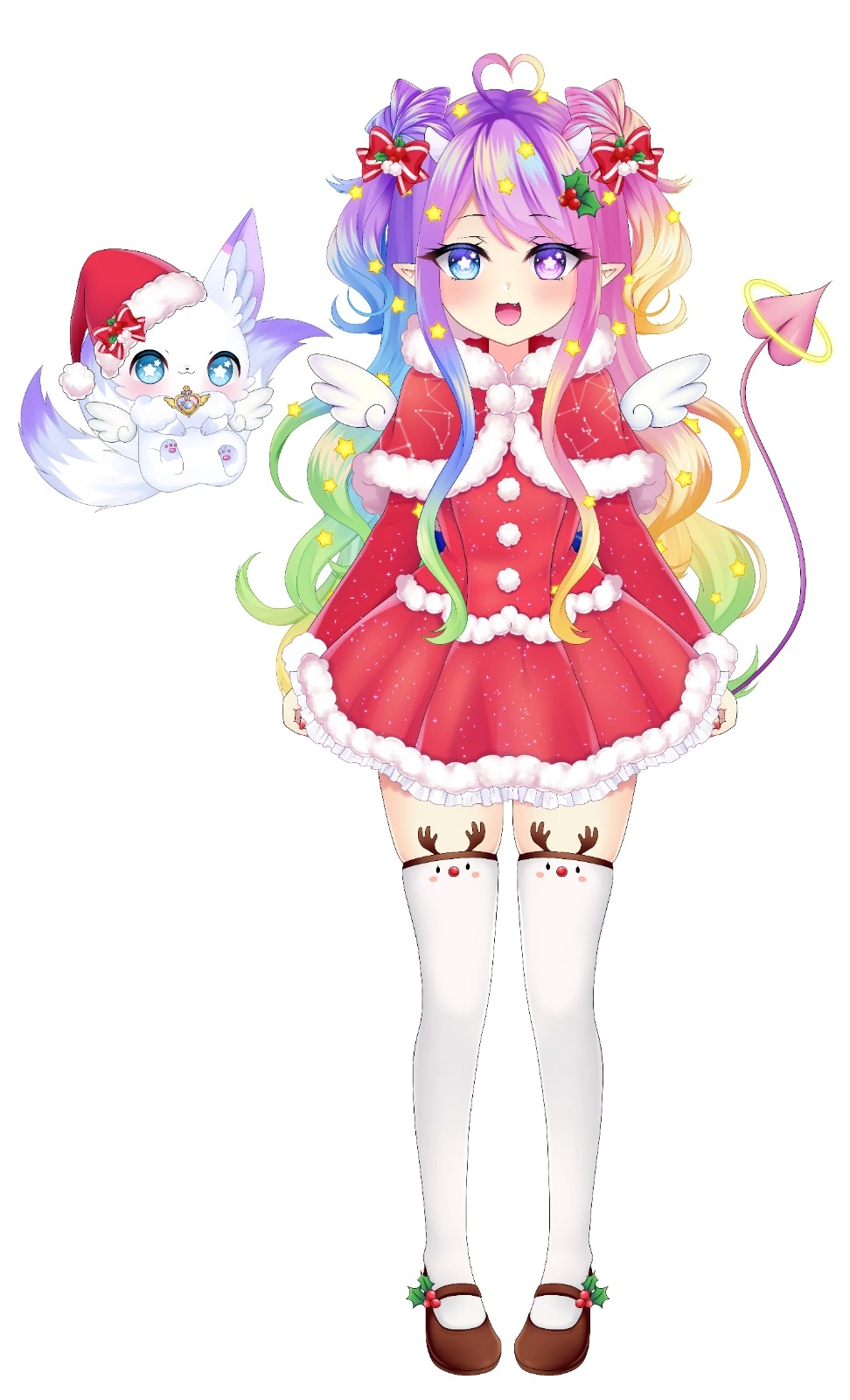 Ember's Christmas outfit