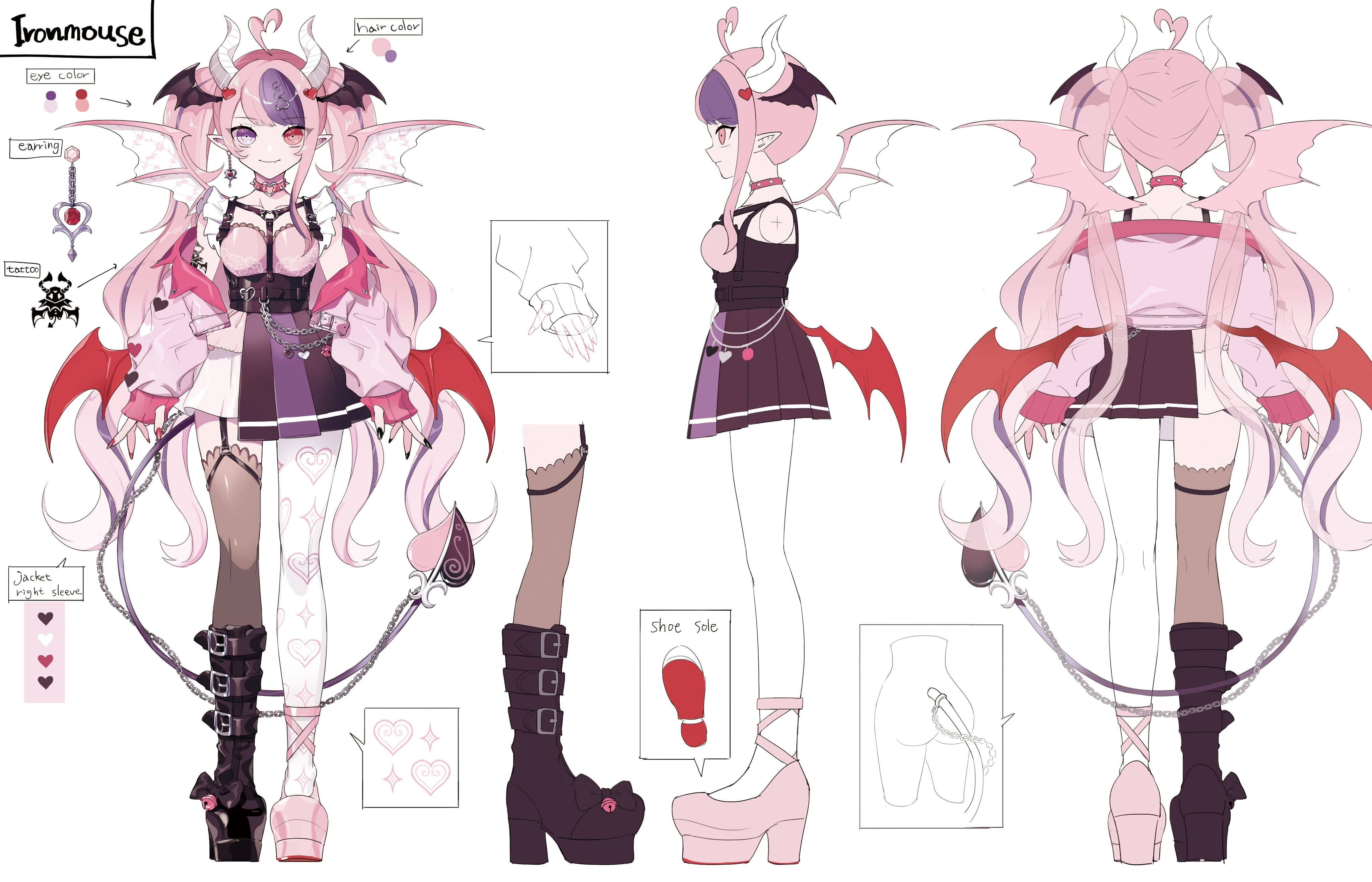 Ironmouse Season 3 Ref Sheet