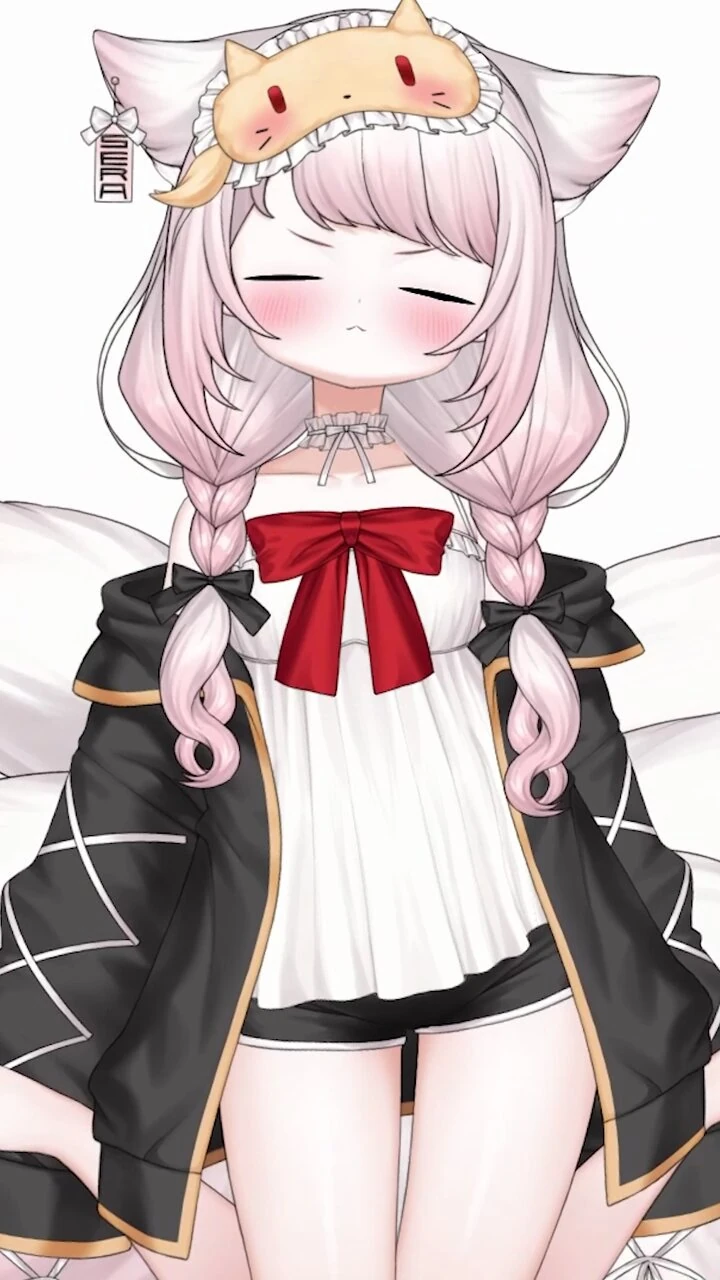 2.0 Loli model with Peachy-White Hair